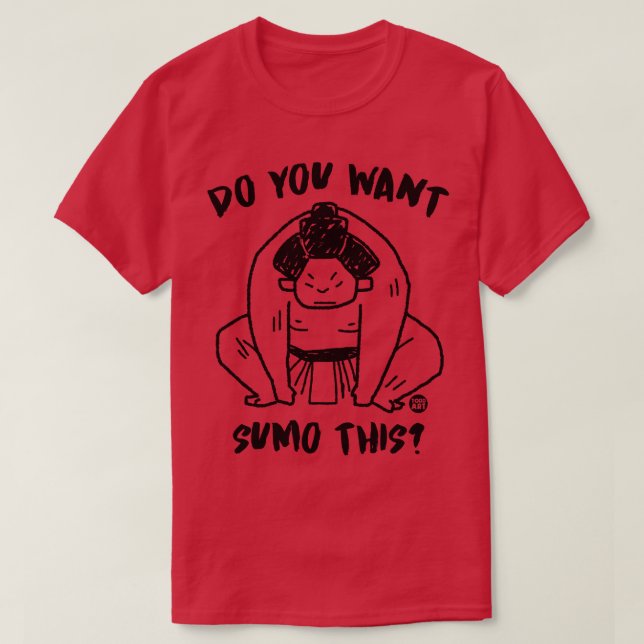 CAMISETA SUMO TO (Diseño del anverso)
