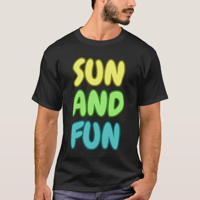 Camiseta Sun And Fun (Anverso)