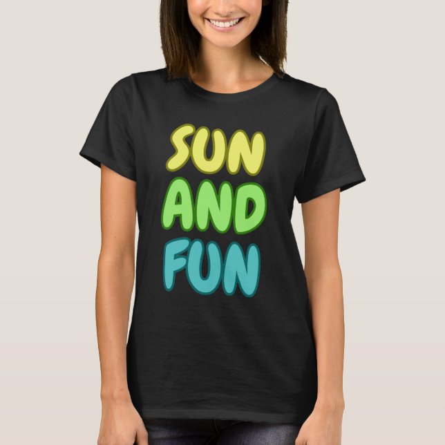 Camiseta Sun And Fun (Anverso)