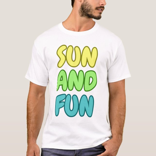 Camiseta Sun And Fun (Anverso)