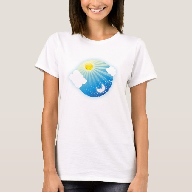 Camiseta Sun and Moon Baby Doll (Anverso)