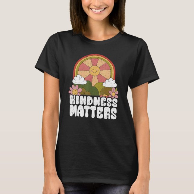 Camiseta Sun Anti Bullying Rainbow Kindness Matters Sped Te (Anverso)