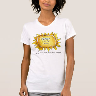 Camiseta Sun Brilla En La Cita Estadounidense
