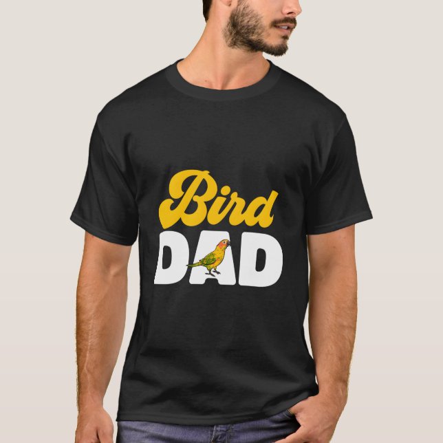 Camiseta Sun Conure Bird Dad Parrot Bird Conure (Anverso)