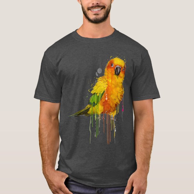 Camiseta Sun Conure Cute Conure Parrot (Anverso)