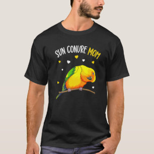 Camiseta Sun Conure Mom Funny Parrot Bird Women