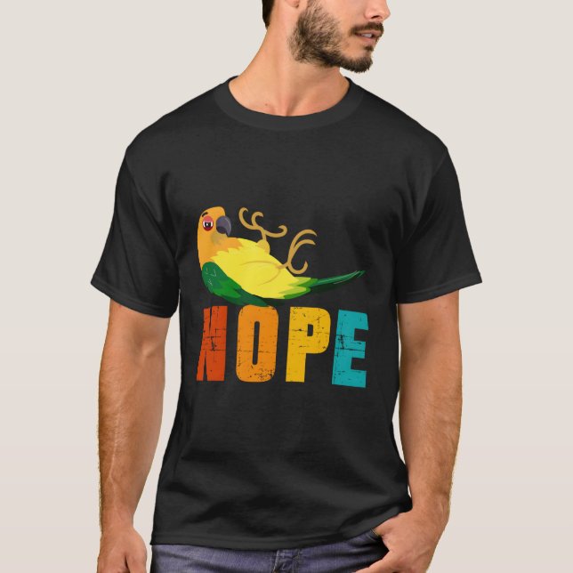 Camiseta Sun Conure Parrot Sun Conure Mom Dad Sun Conure (Anverso)