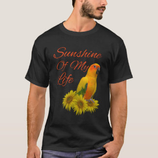 Camiseta Sun Conure Parrot Sunshine Sunflower