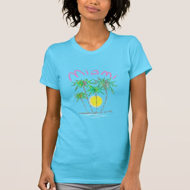 Camiseta Sun de Miami Palms (Anverso)