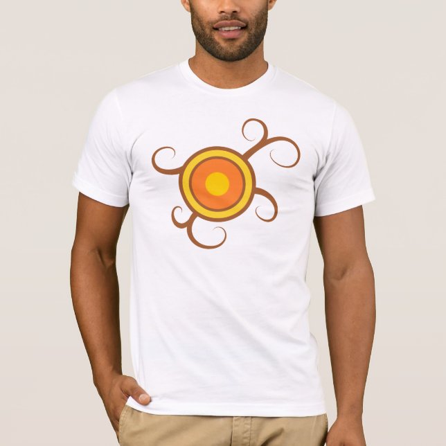 Camiseta Sun estilizado (Anverso)