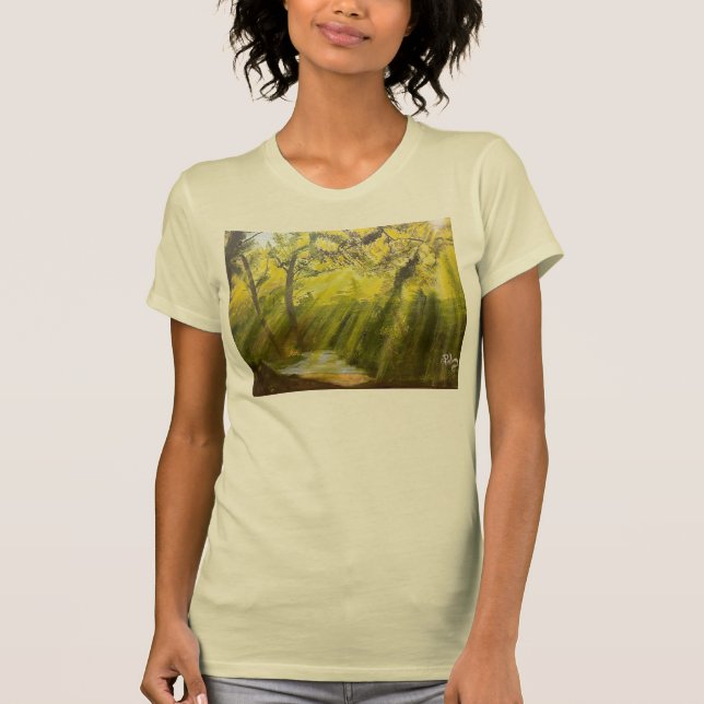 Camiseta Sun in the Woods, por Gary Poling (Anverso)