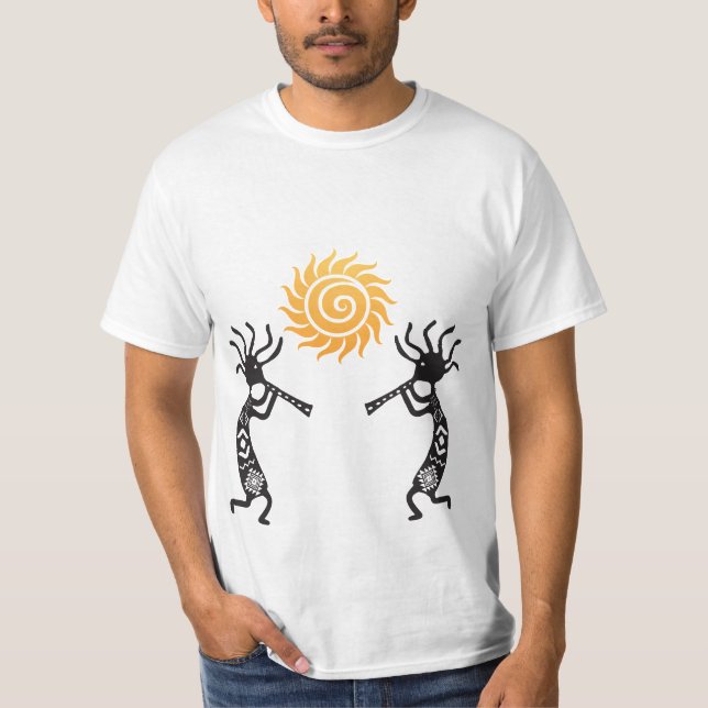 Camiseta Sun Kokopelli T-Shirt nativo americano (Anverso)
