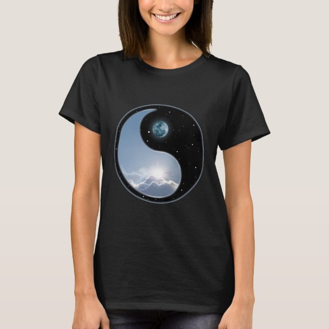 Camiseta Sun-Luna Yin-Yang (Anverso)