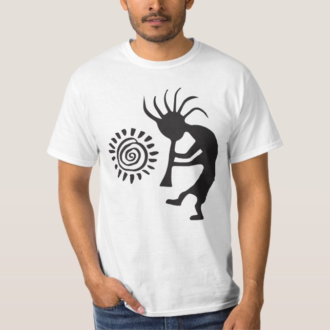 Camiseta Sun Petroglyphs Kokopelli T-Shirt (Anverso)