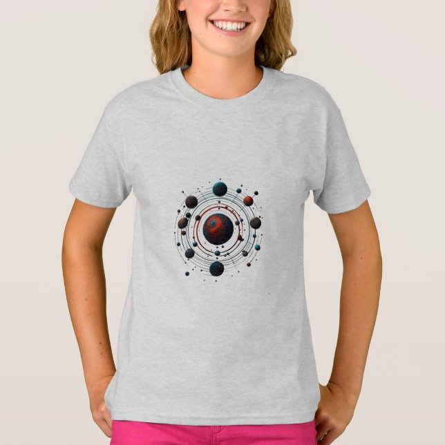 Camiseta SUN Planet sun, planet, space, galaxia, moon (Anverso)