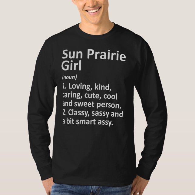 Camiseta SUN PRAIRIE CHICA WI WISCONSIN Funny City Home Roo (Anverso)