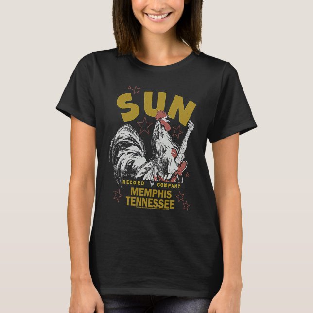 Camiseta Sun Records Rockabilly Rooster (Anverso)