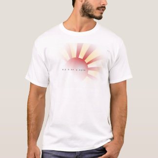 Camiseta Sun rojo de levantamiento