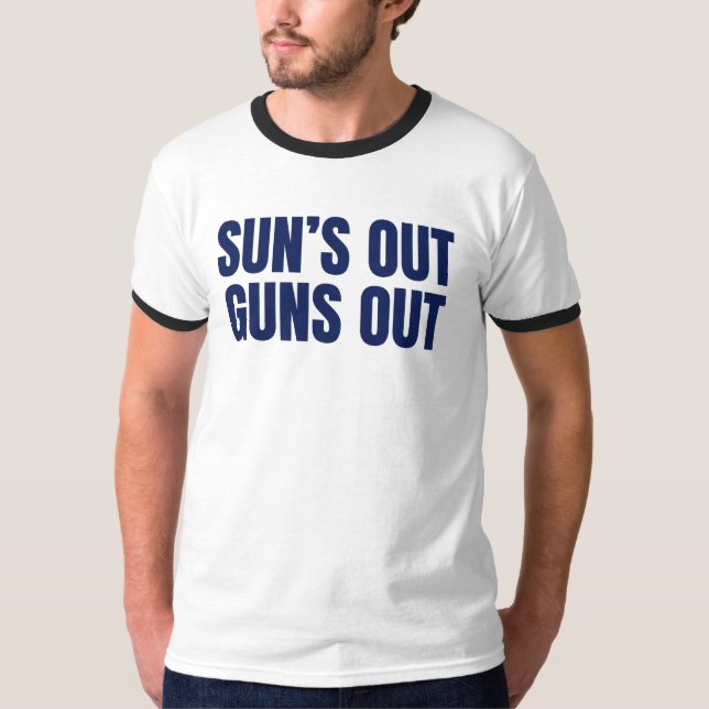 Camiseta Sun’s Out Guns Out (Anverso)