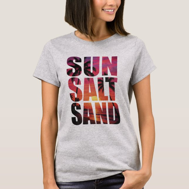 Camiseta Sun Salt Sand 🌞 ⛱️ (Anverso)