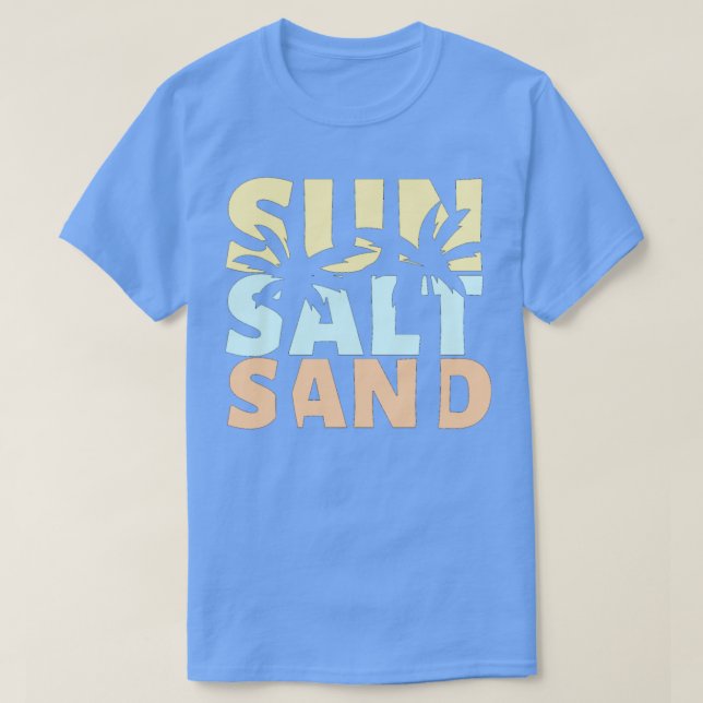 Camiseta Sun Salt Sand Beach Summer (Diseño del anverso)