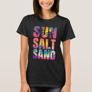 Camiseta Sun Salt Sand Summer Beach Vibes Vacaciones famili