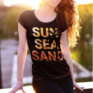Camiseta SUN SEA ARENA Festividades de VERANO