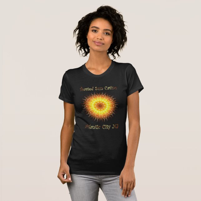 Camiseta Sun tostado ~ Atlantic City NJ ~ Fantasy Casino ~ (Anverso completo)