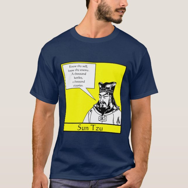 Camiseta Sun Tzu y cita (Anverso)