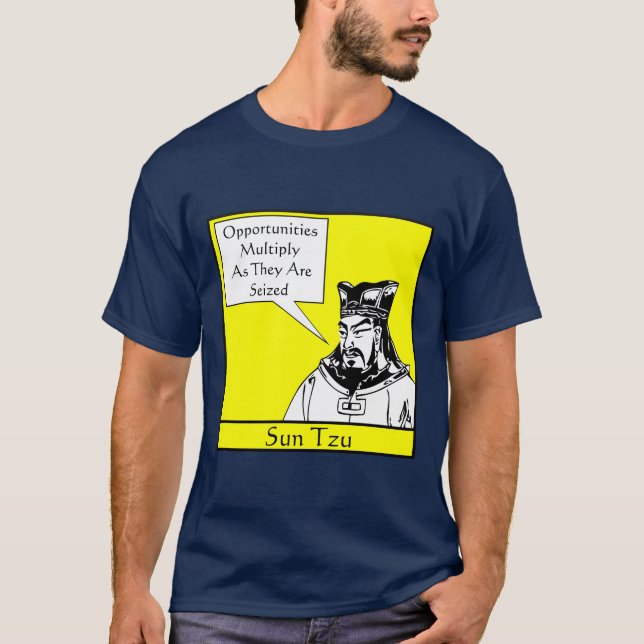 Camiseta Sun Tzu y cita (Anverso)