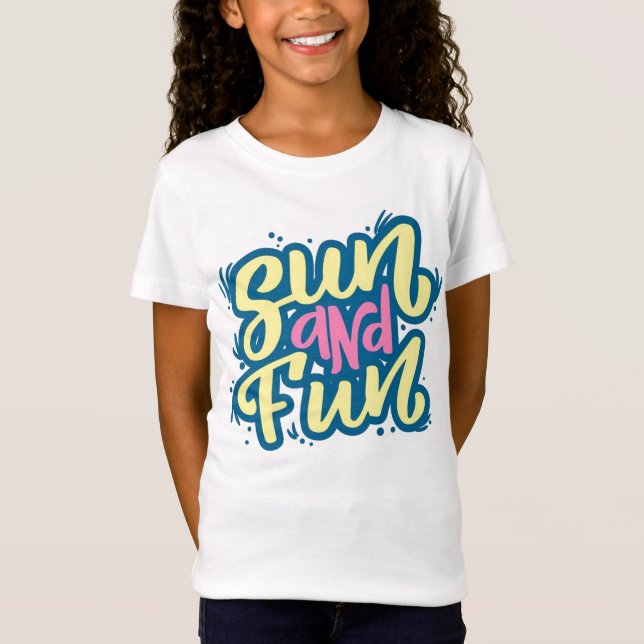 Camiseta Sun y Fun (Anverso)