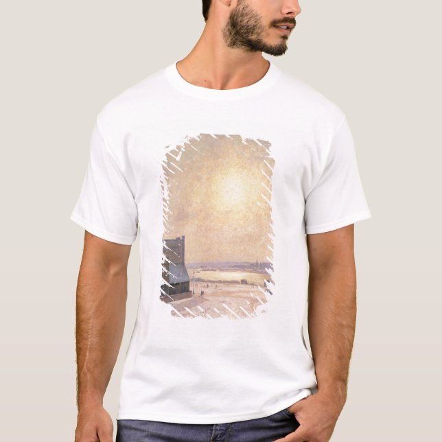 Camiseta Sun y nieve, escena de Estocolmo (Anverso)