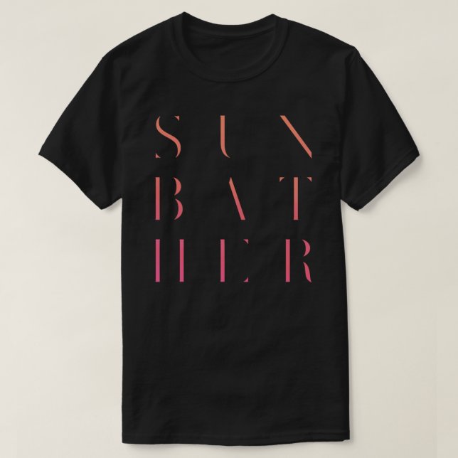 Camiseta Sunbather - Gradient Bright Essential T-Shirt (Diseño del anverso)