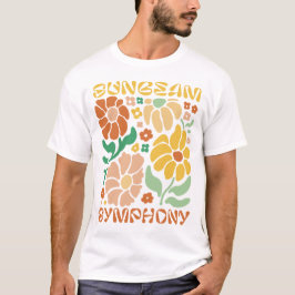 Camiseta Sunbeam Symphony – Radiant Floral Burst for Spring