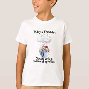 Camiseta Sundae con una oportunidad de rociar