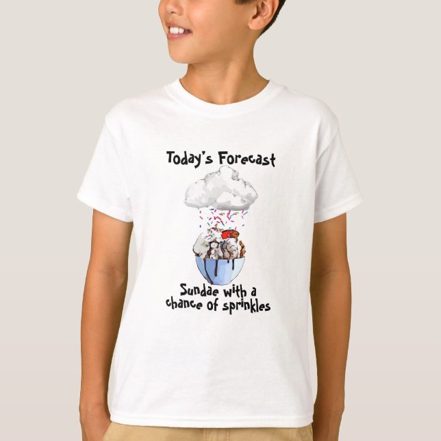 Camiseta Sundae con una oportunidad de rociar (Anverso)