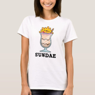 Camiseta Sundae Funny Sunday Ice Cream Pun