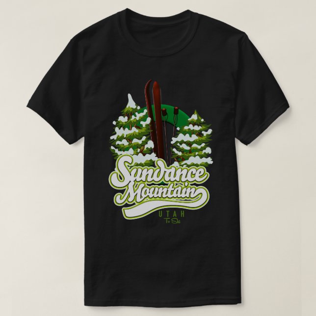 Camiseta Sundance Mountain Utah Ski (Diseño del anverso)