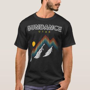 Camiseta Sundance Utah USA senderismo y escalada en los añ