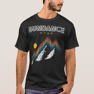 Camiseta Sundance Utah USA senderismo y escalada Retro de l