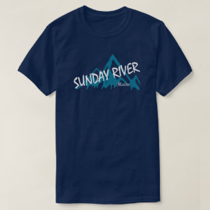 Camiseta Sunday River Maine Montañas