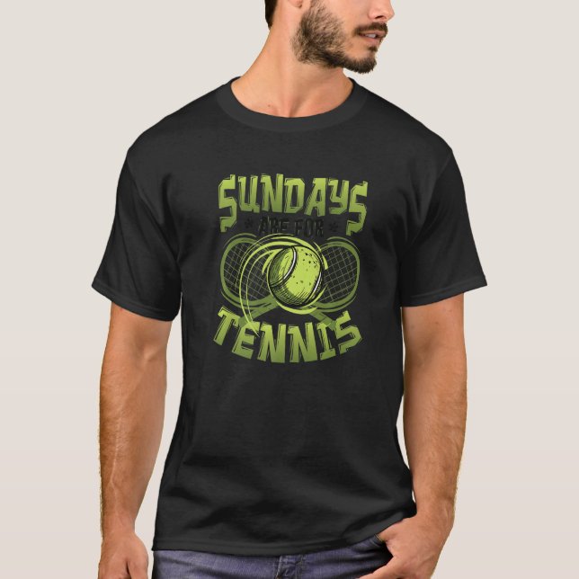 Camiseta Sundays Are For Tennis Match Tennis Player Premium (Anverso)