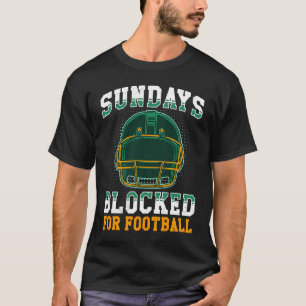 Camiseta Sundays Blocked For Football American For Men Kids