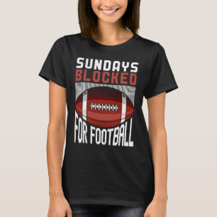 Camiseta Sundays Blocked For Football American For Men Kids