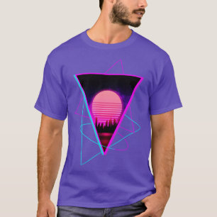 Camiseta Sundown City Outrun Synthwave Retro Futuro