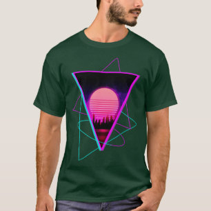 Camiseta Sundown City Outrun Synthwave Retro Futuro