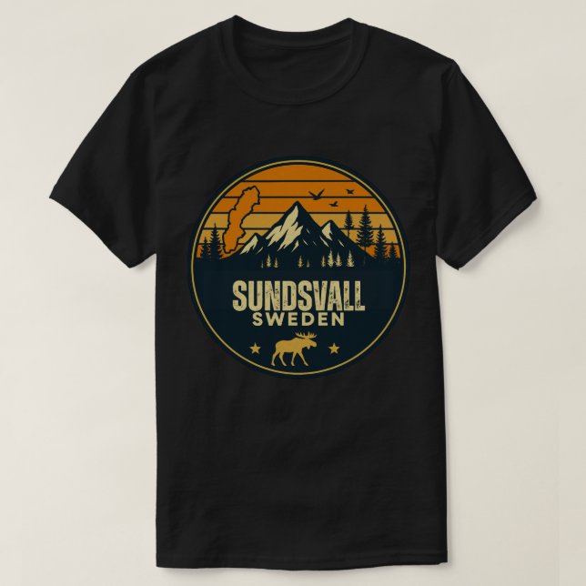 Camiseta Sundsvall, Suecia Sverige (Diseño del anverso)