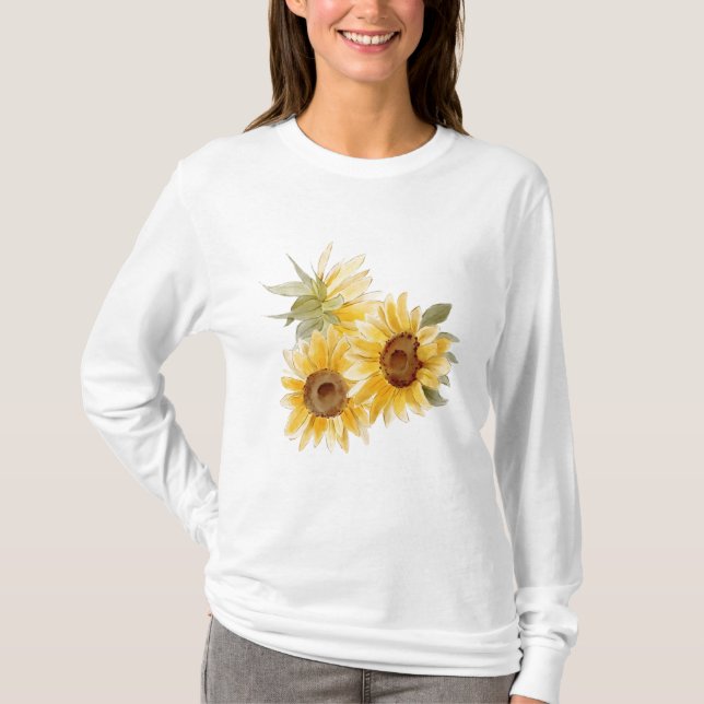 Camiseta Sunflower acuático (Anverso)