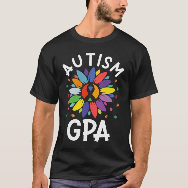 Camiseta Sunflower Autism Awareness Day Matching Family Aut (Anverso)