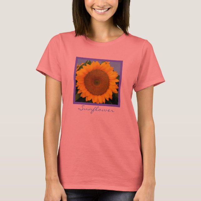 Camiseta Sunflower azul brillante (Anverso)